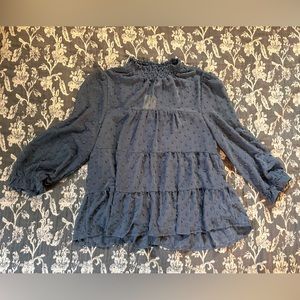 🆕 Chiffon Swiss Dot blouse